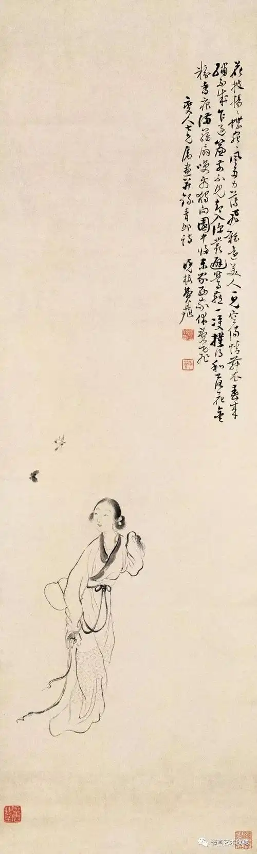 国画清风雅集费丹旭绘画作品选