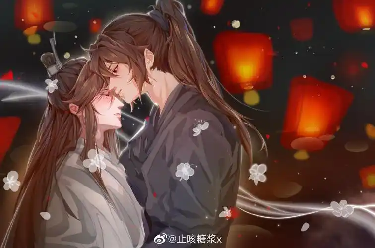 楚晚宁也被他这个吻逗笑了,腾出一只环着墨燃脖子的手,轻轻抚着他的