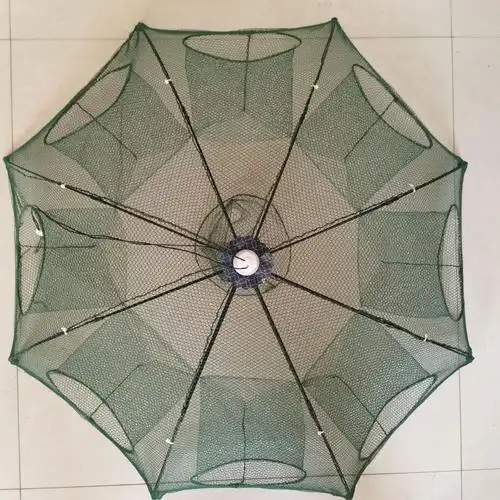 批发伞网捕鱼网 折叠渔网渔具 捕鱼网鱼具兜伞式捕鱼工具