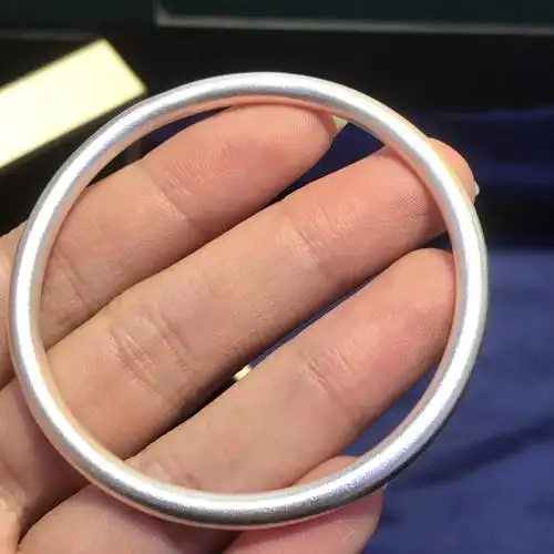 银镯子  #古法手镯