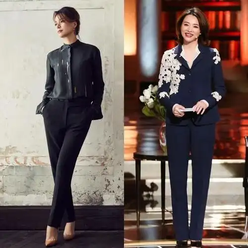 学董卿,老了也美:简单穿衣不短裙