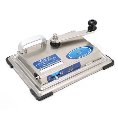 亚马逊不锈钢高品质批发家用黑色粉末涂层金属银色手动卷烟机