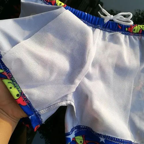 儿童泳裤男 大中小童游泳衣男童平角加大泳装卡通多色游泳裤批发