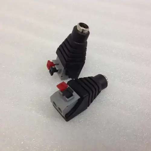 dc转接头 dc母头5.5*2.1mm 按压式dc 电源接线dc接头 dc头 dc端子