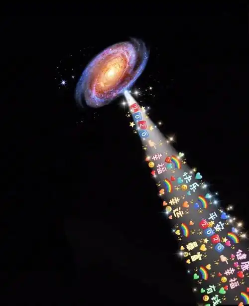 2020年我们一起发光吧~朋友圈背景一束光