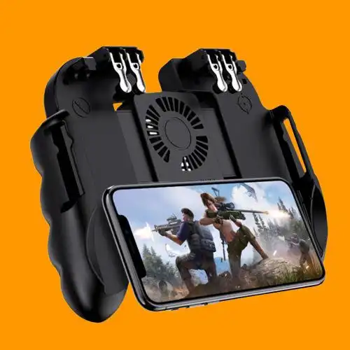 爆款吃鸡手柄h5多功能h9吃鸡神器h6手机散热游戏手柄厂家直销