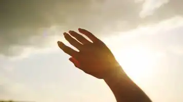 手阳光,手遮阳光,文艺小清新