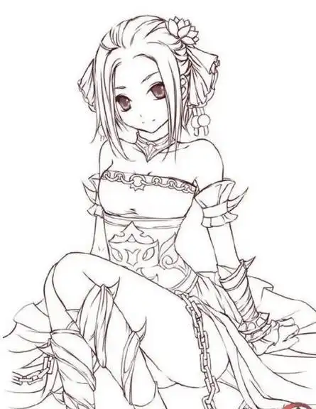 日本简笔画动漫人物