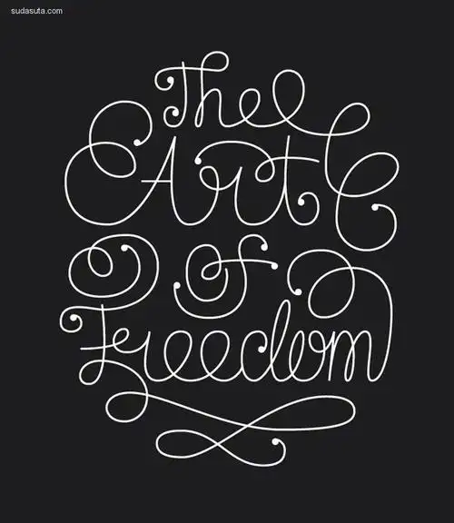 28个优雅迷人的花体字平面设计欣赏