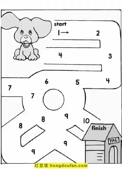 15张为学龄儿童准备的简单有趣的卡通迷宫游戏图片