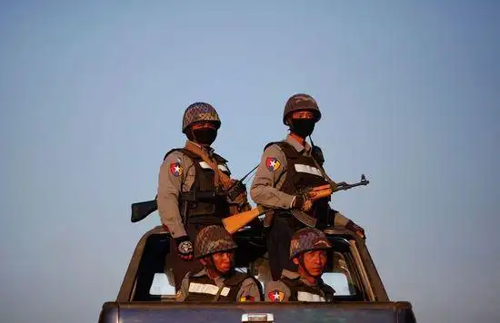 资料图:缅甸士兵.