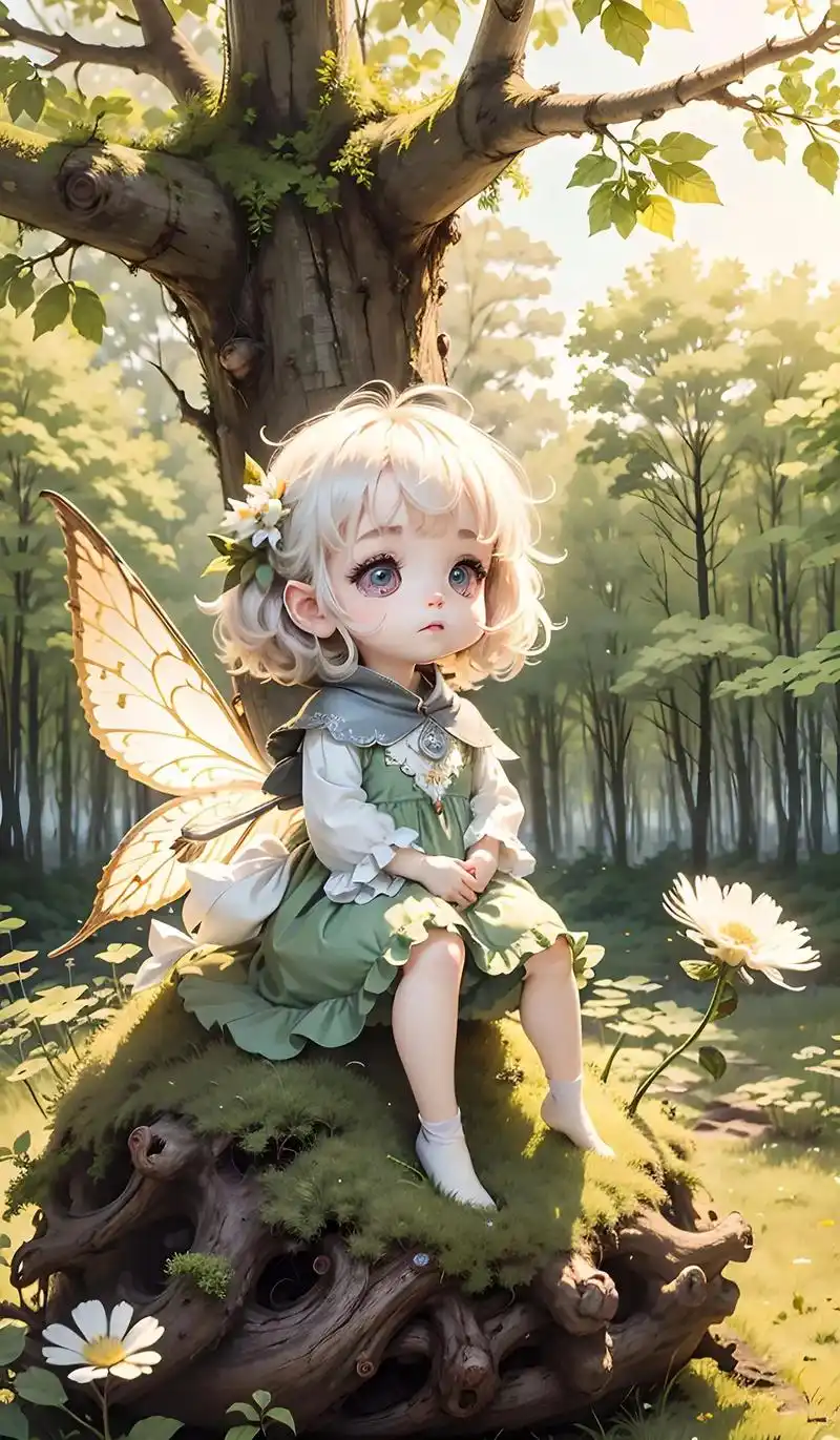 森林中的小精灵#二次元少女 #图文伙伴计划 #二次元动漫 # - 抖音