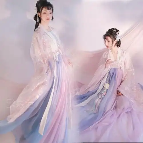 春樱汉服女正版原创全套齐胸齐腰超仙学生古装衣服仙气裙子春秋款