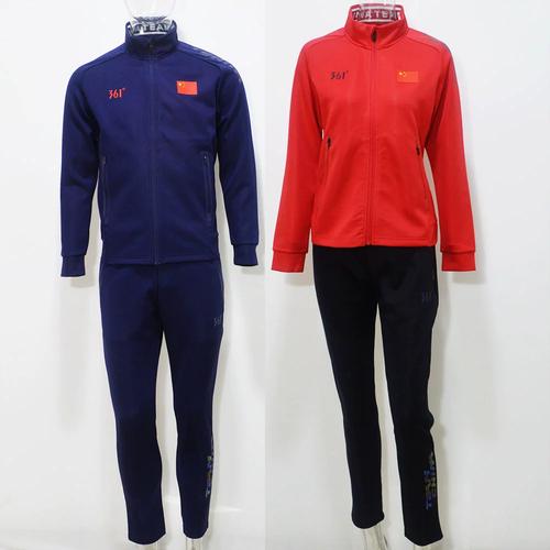 361度国旗款2022新款男女国家队运动保暖休闲情侣套装b1160161