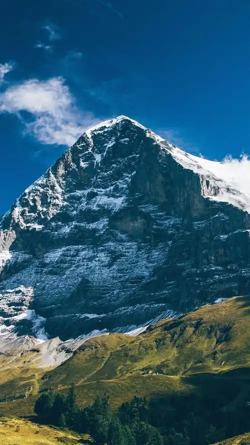 山,云,蓝蓝的天空,草 1080x1920 iphone 8/7/6/6s plus 壁纸,图片