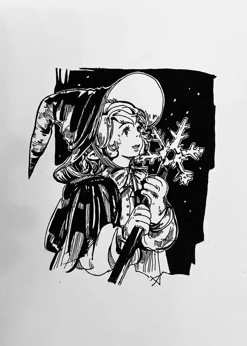 "我喜欢的样子,你都有"#日常 #黑白插画 #手绘 #临摹 - 抖音