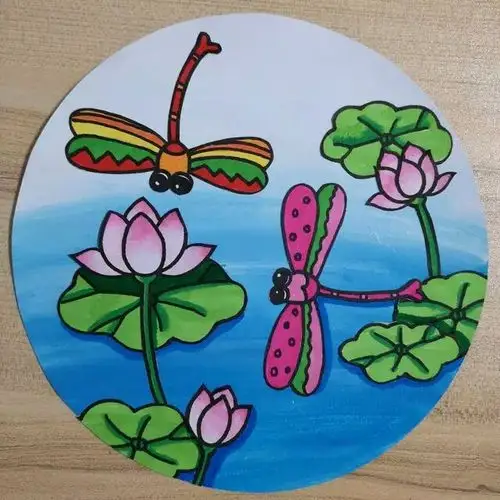 14「儿童画」早有蜻蜓立上头