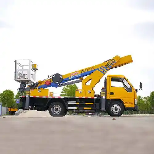 海伦哲高空作业车电脑控制自动限幅带应急泵