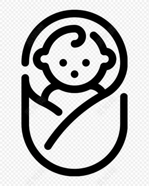 婴儿标志简笔画