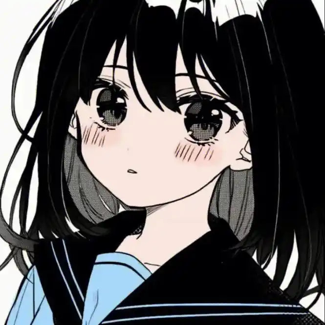 呆萌动漫女生头像