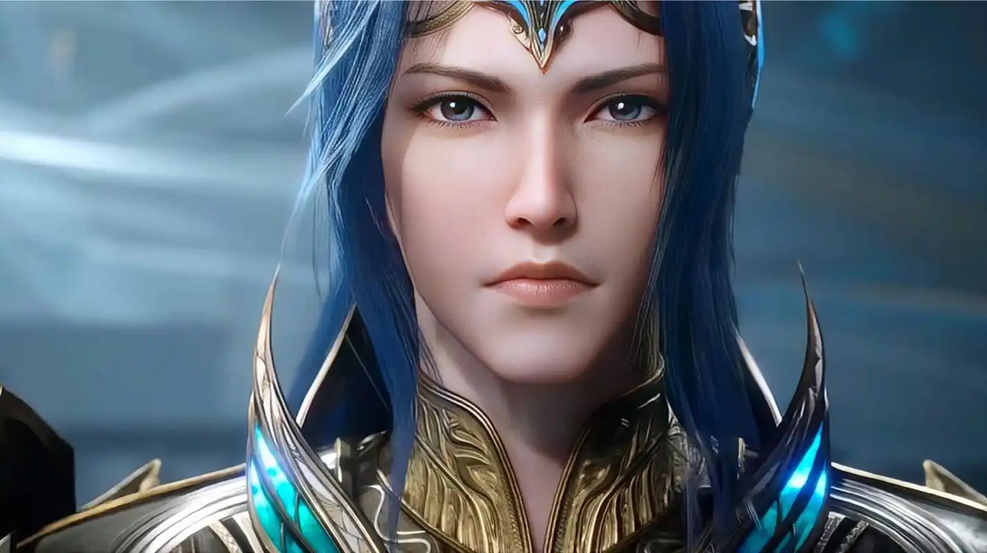 斗罗大陆——唐三海神装壁纸 看了斗罗二,个人更喜欢第一部的画质,第