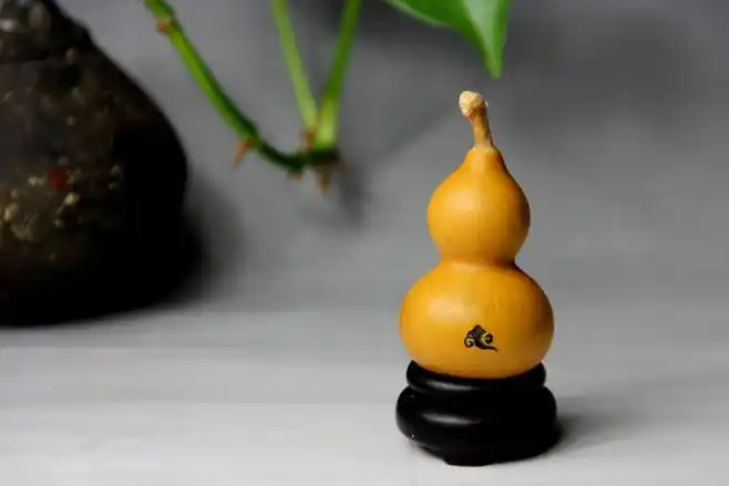书法1天然文玩小葫芦古玩收藏精品雕刻绘无二潮品家具摆件汽车挂