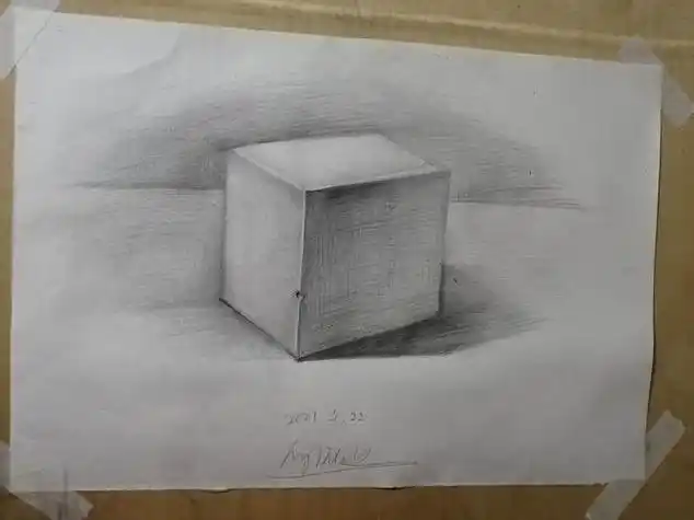 正方体怎么画立体素描立体素描画简单教程正方体
