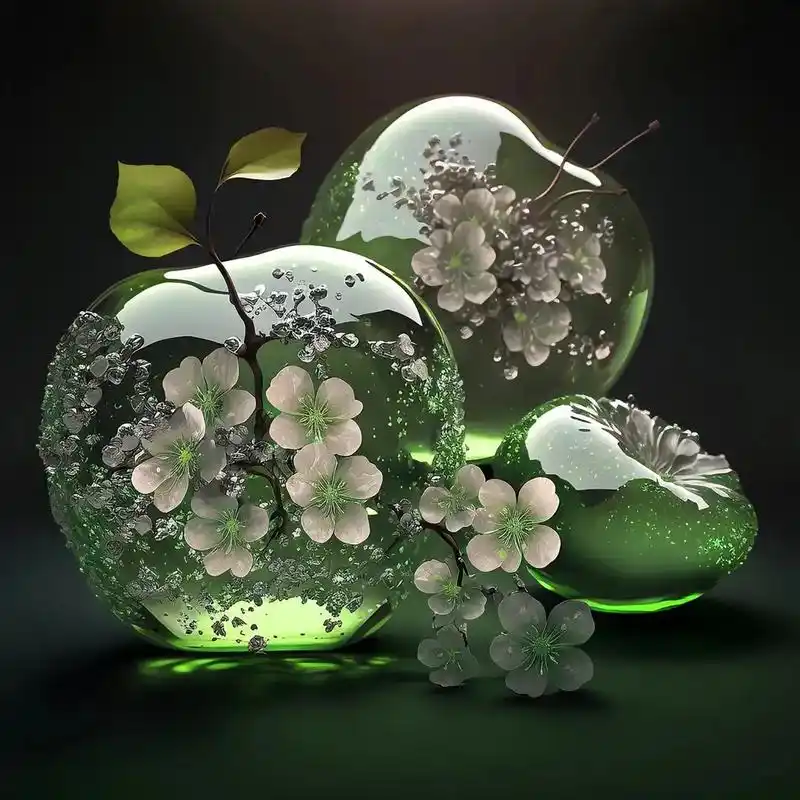 我的抖音生活日记 ,你的微信头像该换了,快换上这水晶苹果头 - 抖音