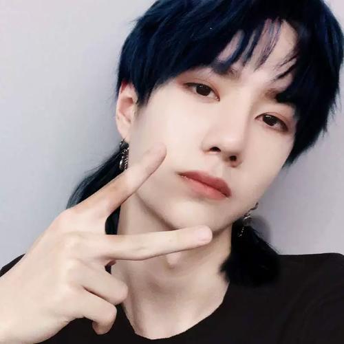 罗志祥同款刘海h男套全头长发狼尾头假发男士全头套帅气鲻鱼头发