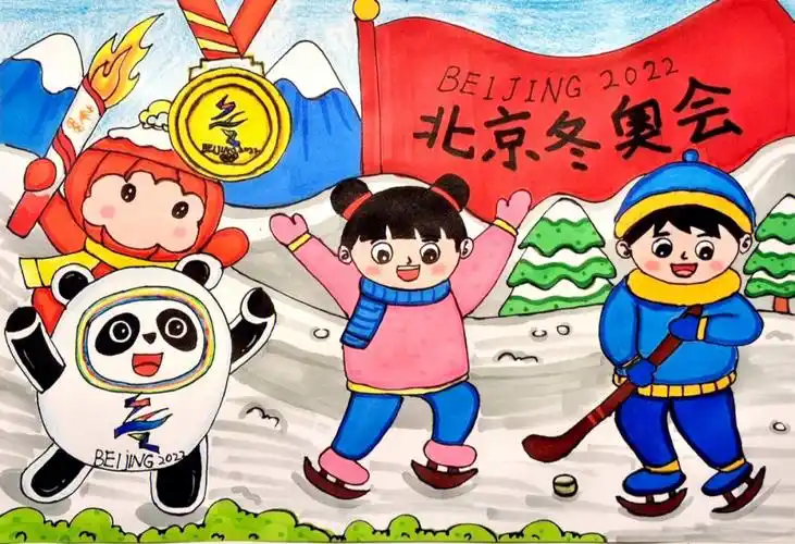 冬奥会主题画