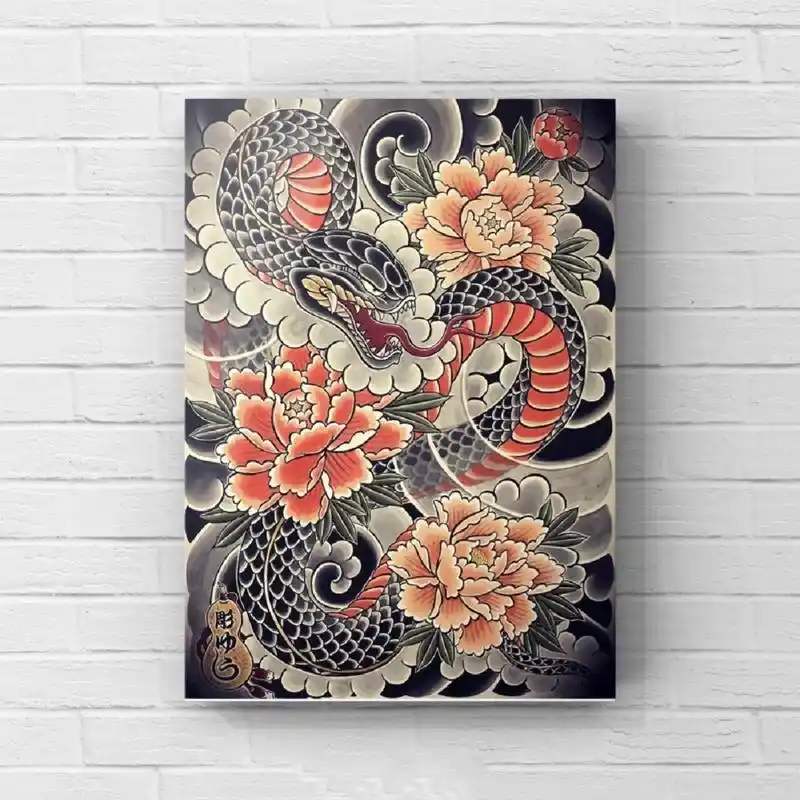 花臂线条手稿分享