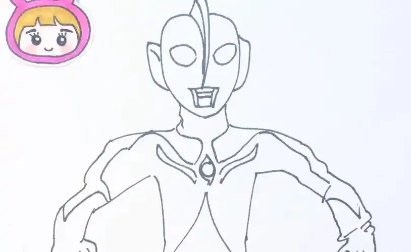 动漫绘画馆高斯奥特曼5岁