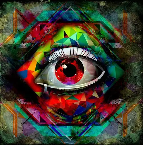 眼睛图片素材-花样眼睛创意cg-jpg格式-未来素材下载