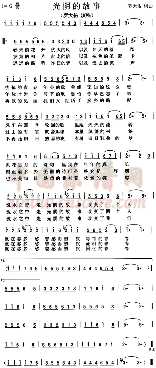 真心 求 罗大佑 光阴的故事 bd 口琴谱啊 求求大神了!