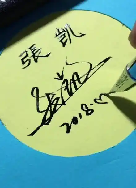 张凯!你留名我来写!拥有属于自己的个性签名!写出自己的风采!