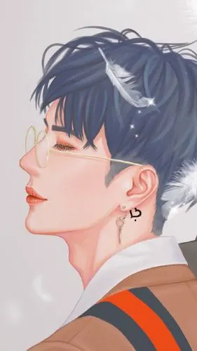 王一博手绘 头像壁纸锁屏 cr微博