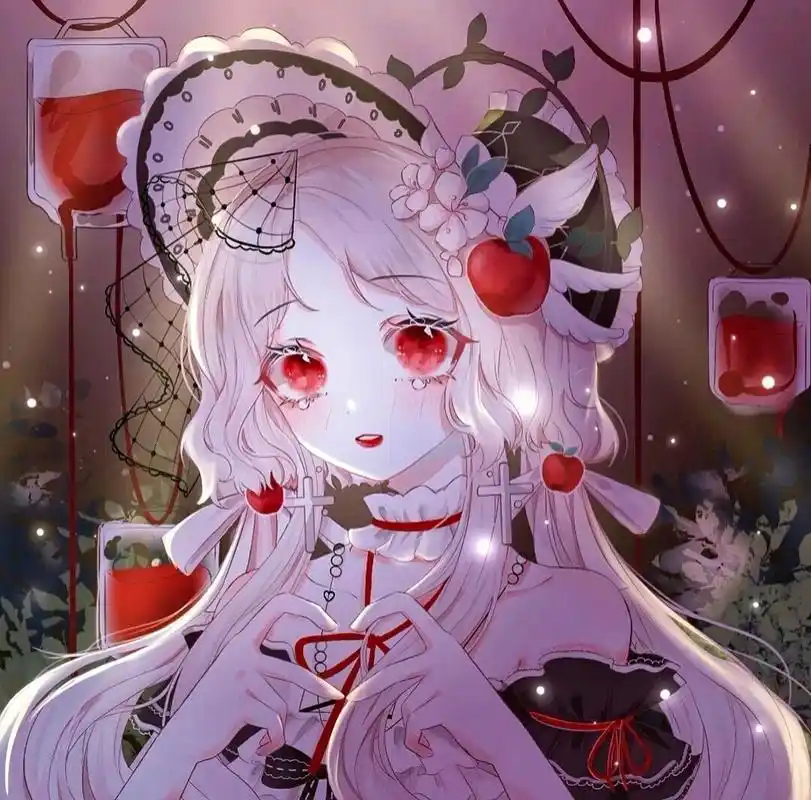 暗黑系可爱动漫女生头像 头像分享