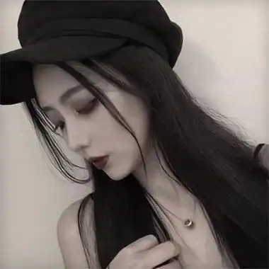 暗黑系霸气女生头像遮脸冷酷氛围生图