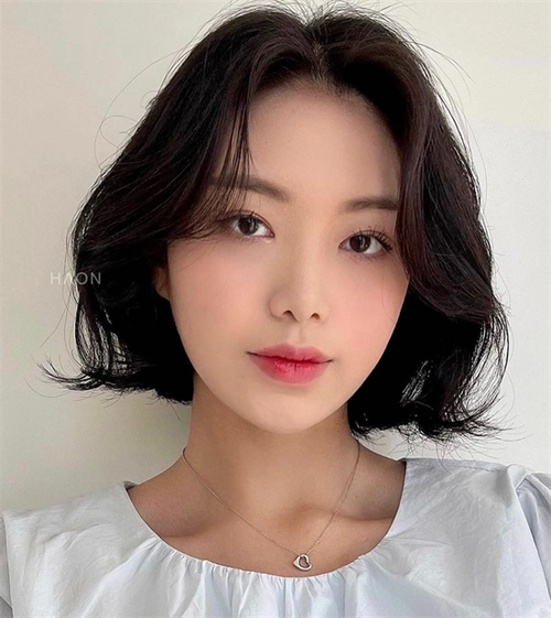韩式wob短发范本 矮个子显高短发_波波发型 - 美发站