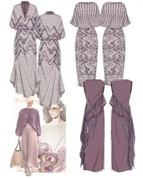 服装效果图是连接设计灵感与现实的一座桥梁,可帮助设计师更好地传达