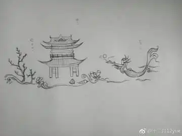 龙宫院圣哉简笔画