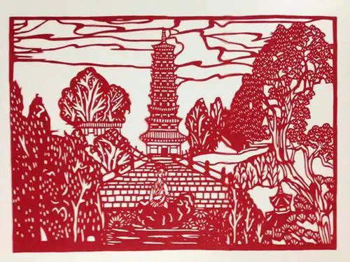 传承美丽城镇人文美剪纸艺术展近百幅浦城剪纸作品亮相福州画院 向新