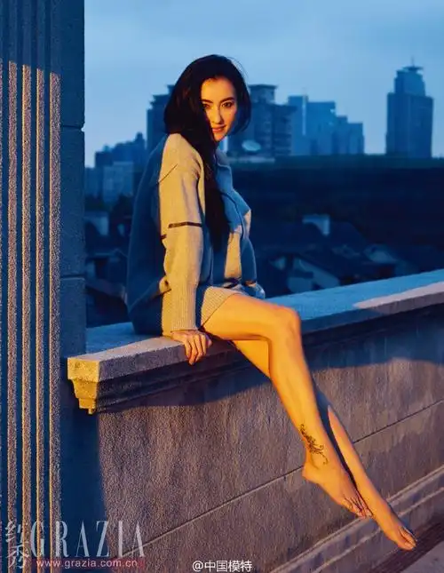 辣妈张柏芝杂志写真 颜值不减当年