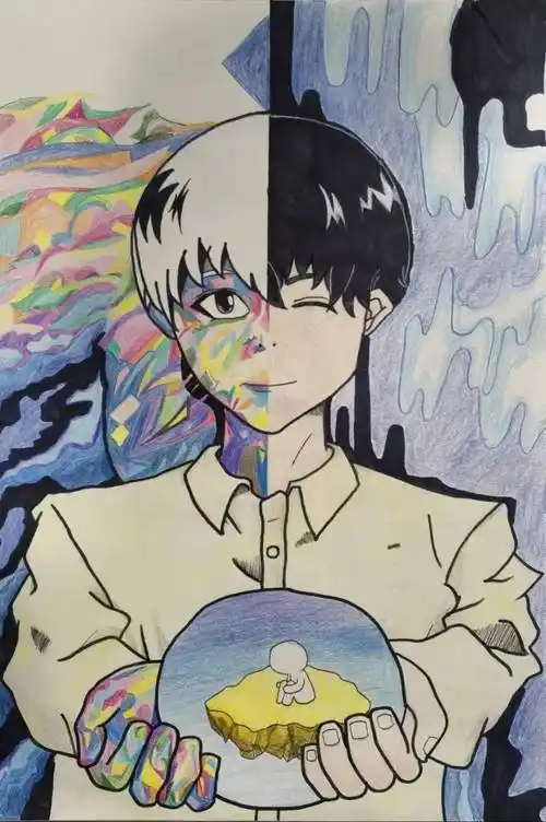 共享快乐成长——省锡中实验学校心理健康画报展评_心理学_绘画_生活