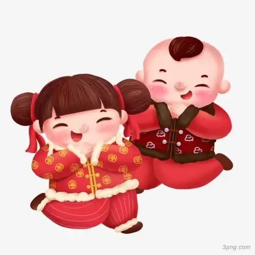 中国卡通福娃福娃妮妮福娃灯笼福娃招财童子35福娃过年新年装饰157