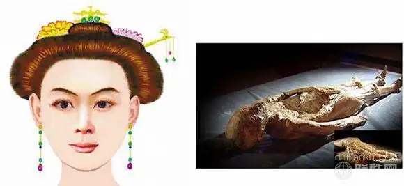四大美女复原图吓人杨贵妃古尸容貌复原真实图片多图