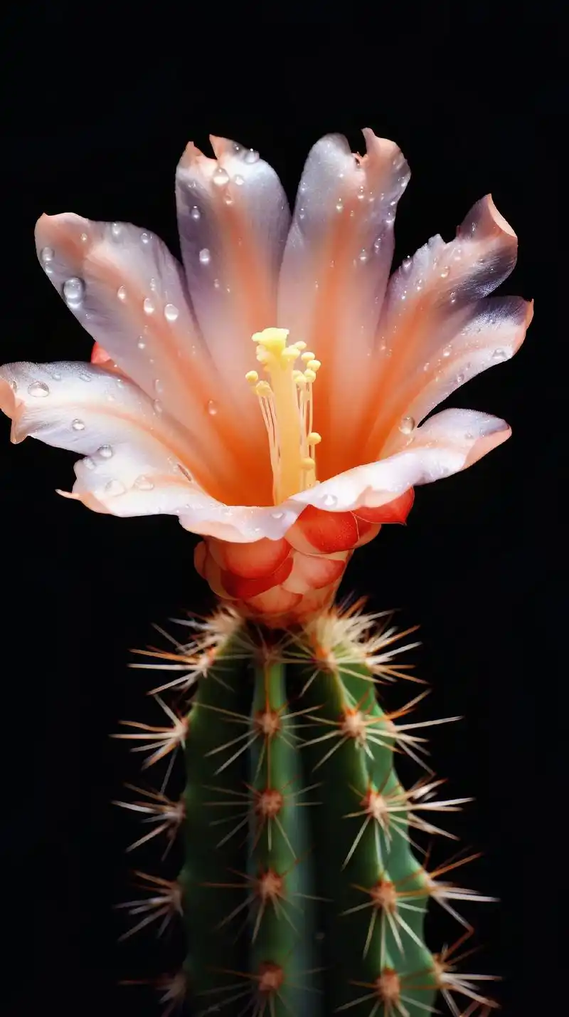 仙人掌虽然浑身带刺,但花语却意味深长,它代表 - 抖音