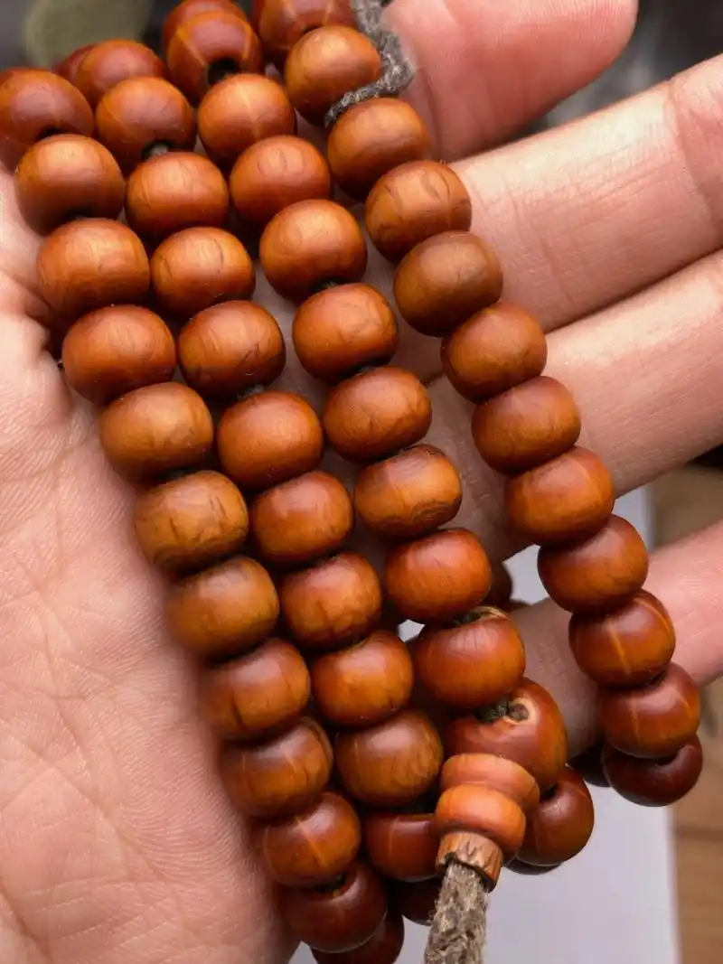 藏地大年份老六道木念珠 藏地大年份老六道木念珠 原装108 原装佛头