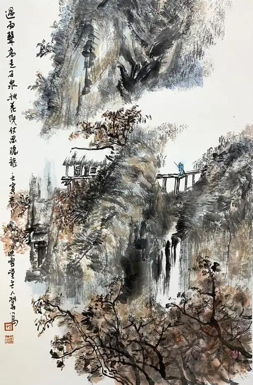 孙开林画家中国心意象山水画巨擘