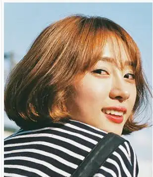 韩国短发发型女甜美吸睛的韩国短发你get了吗